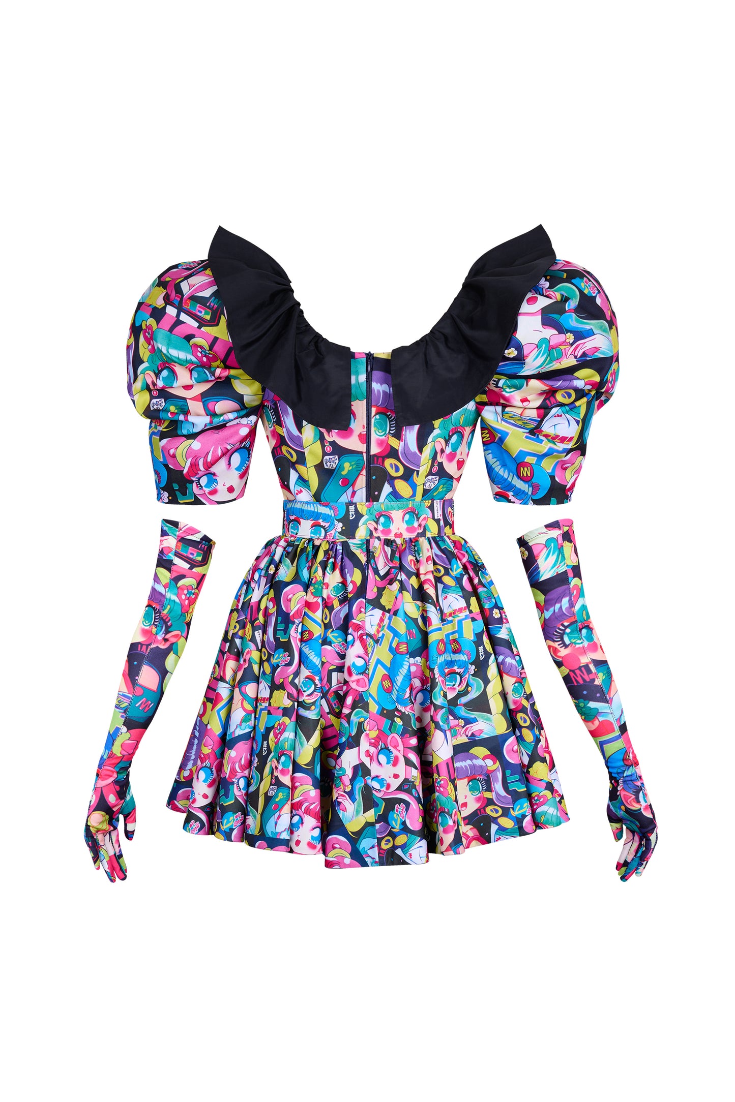 KAWAII ANIME RUFFLE DRESS