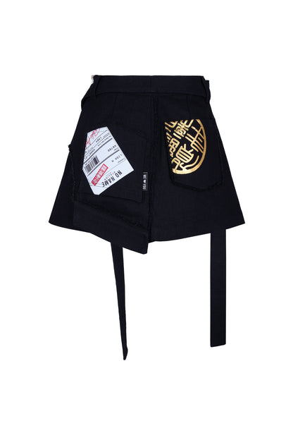 HONG KONG DECONSTRUCTED STICKET SKIRT