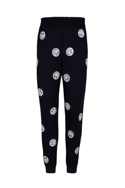 HAPPY FACE JOGGER PANTS